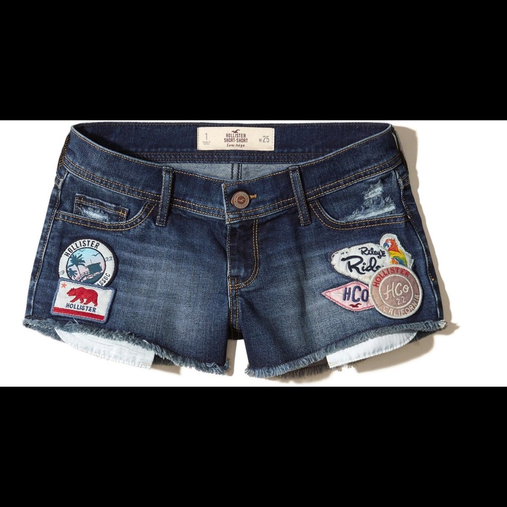 Super cute Hollister denim short shorts